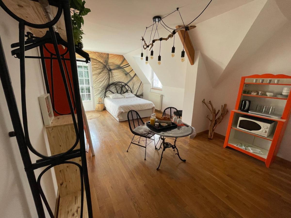 Belle Chambre Double Orange Tout Bonnement Bien Putot-en-Auge Exterior photo